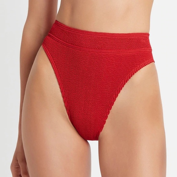 Bound by Bond-Eye Baywatch Red THE SASHA Crop Top and SAVANNAH Bottom Bikini Set - Picture 16 of 16